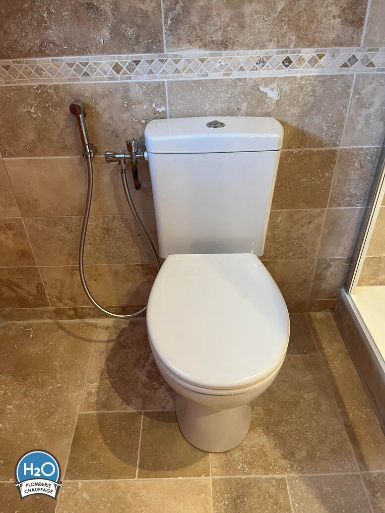 toilette avec douchette effet toilettes japonaises